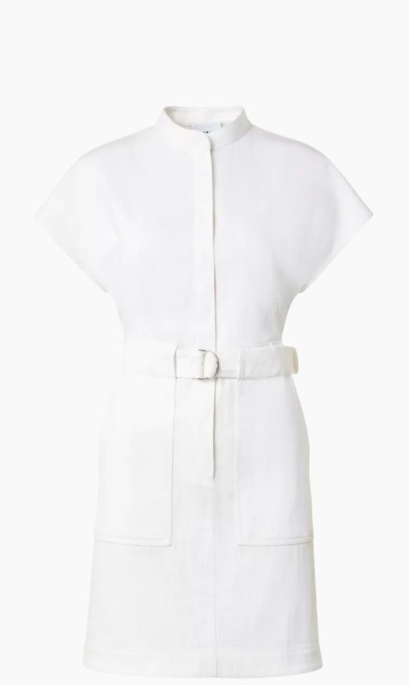 Akris Punto Stretch Denim Mini Dress Size 12 US