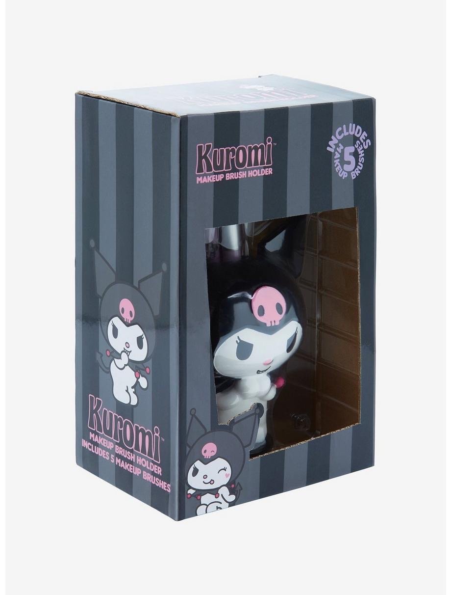 Sanrio Kuromi Makeup Brush Holder Set New