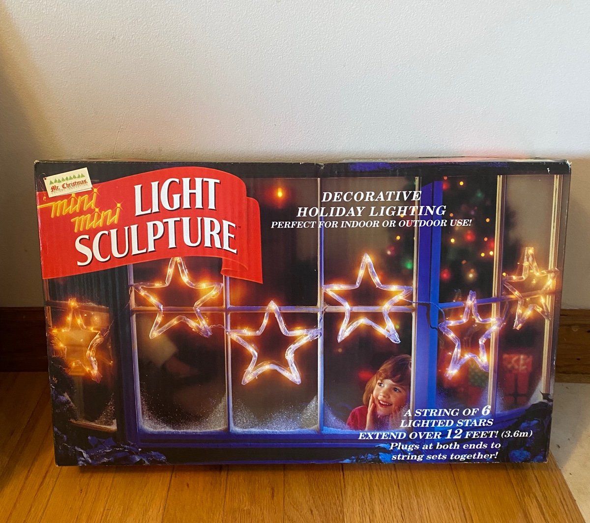 Vintage Mr Christmas Light Sculpture Mini Christmas Lighted Stars !!! Brand New!