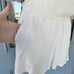 Aqua White Embroidered Shorts Romper size M