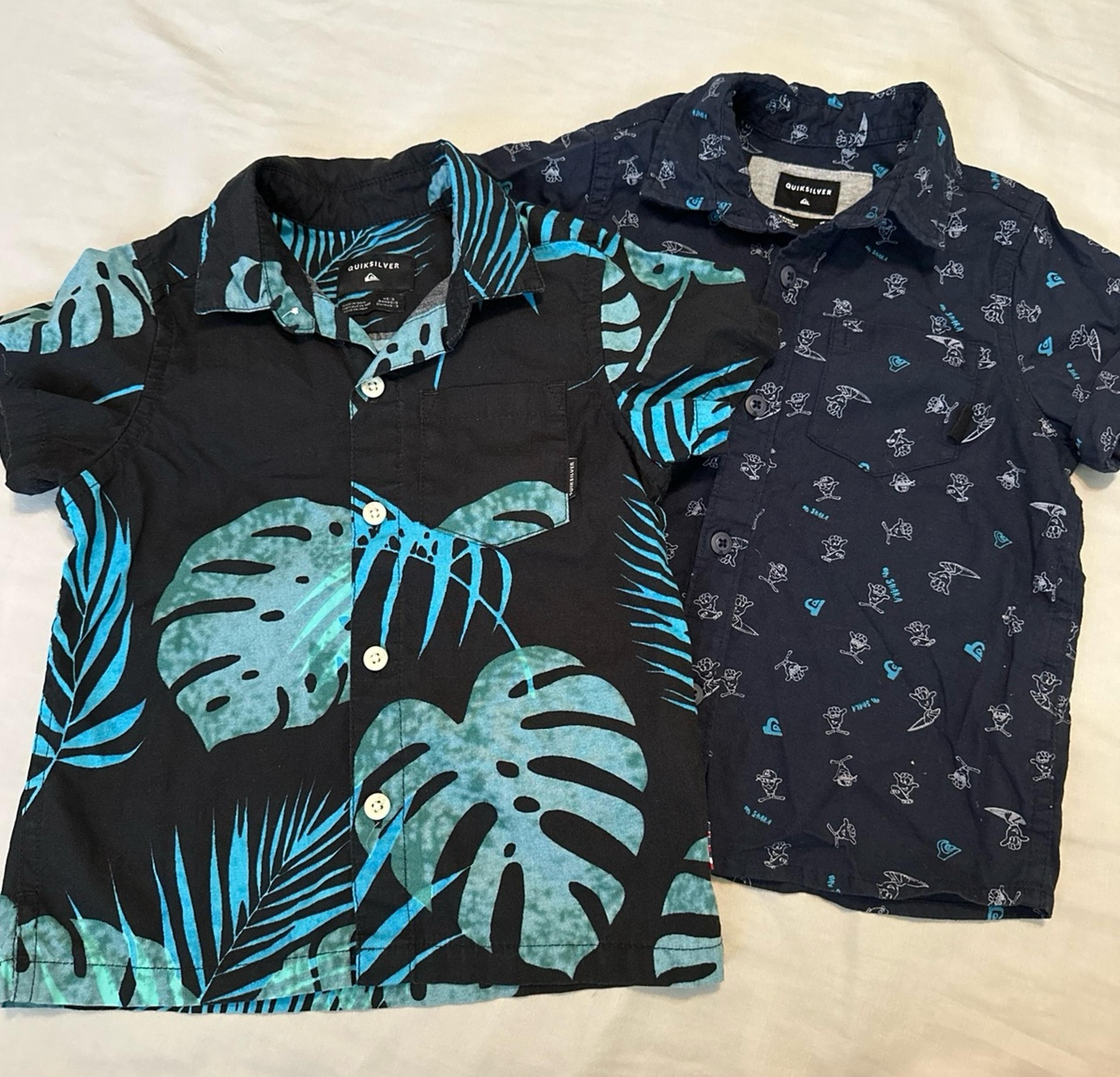 Quiksilver Boys Button Collar Shirts 3T