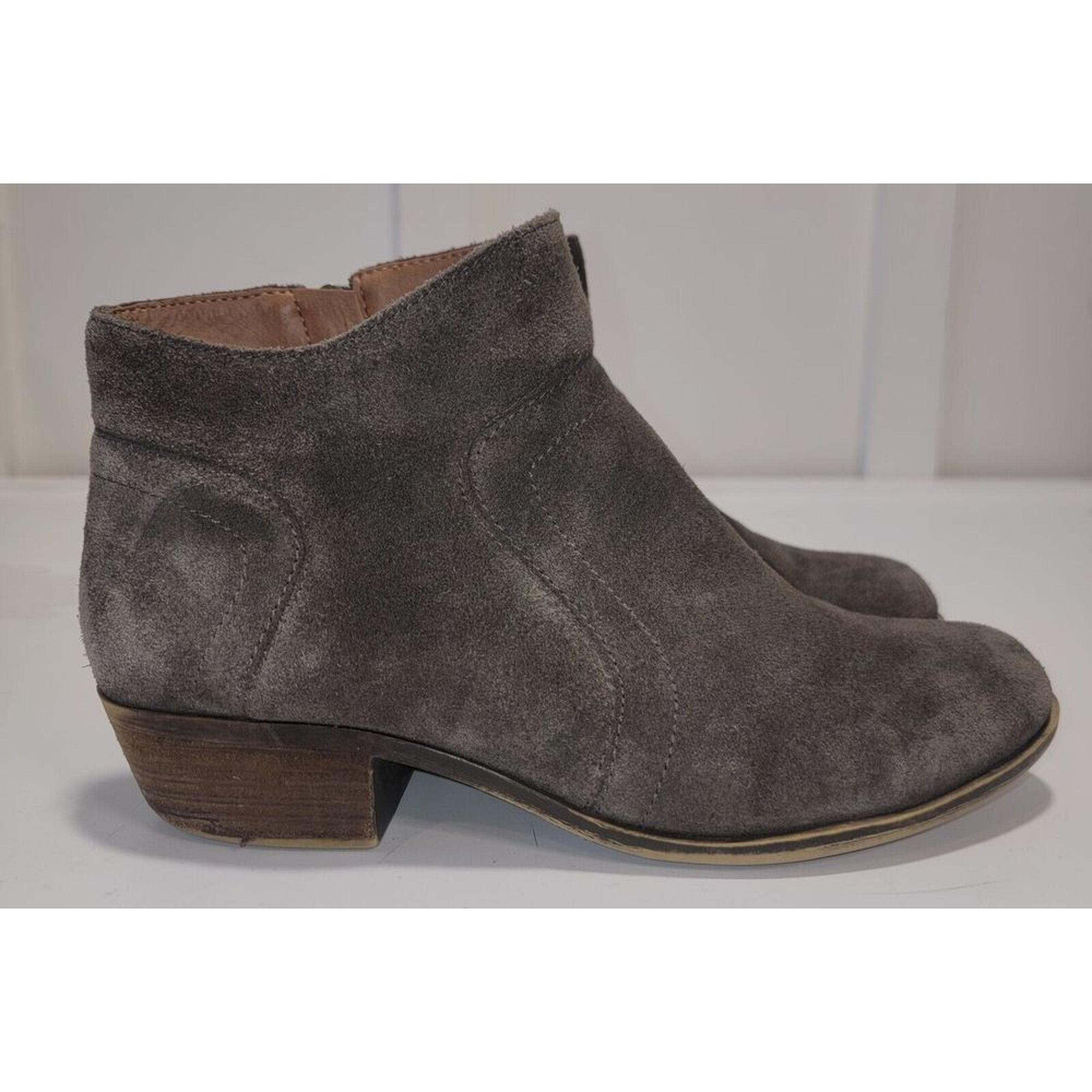 Women's Lucky Brand Brolley Ankle Boots Booties Shoes Size 9 US/39 Brown Suede