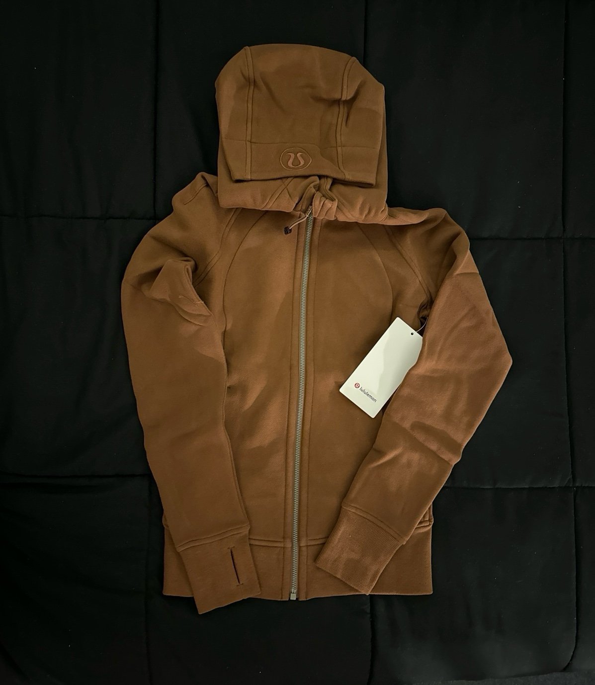 Lululemon Scuba Full Zip Hoodie in Roasted Brown