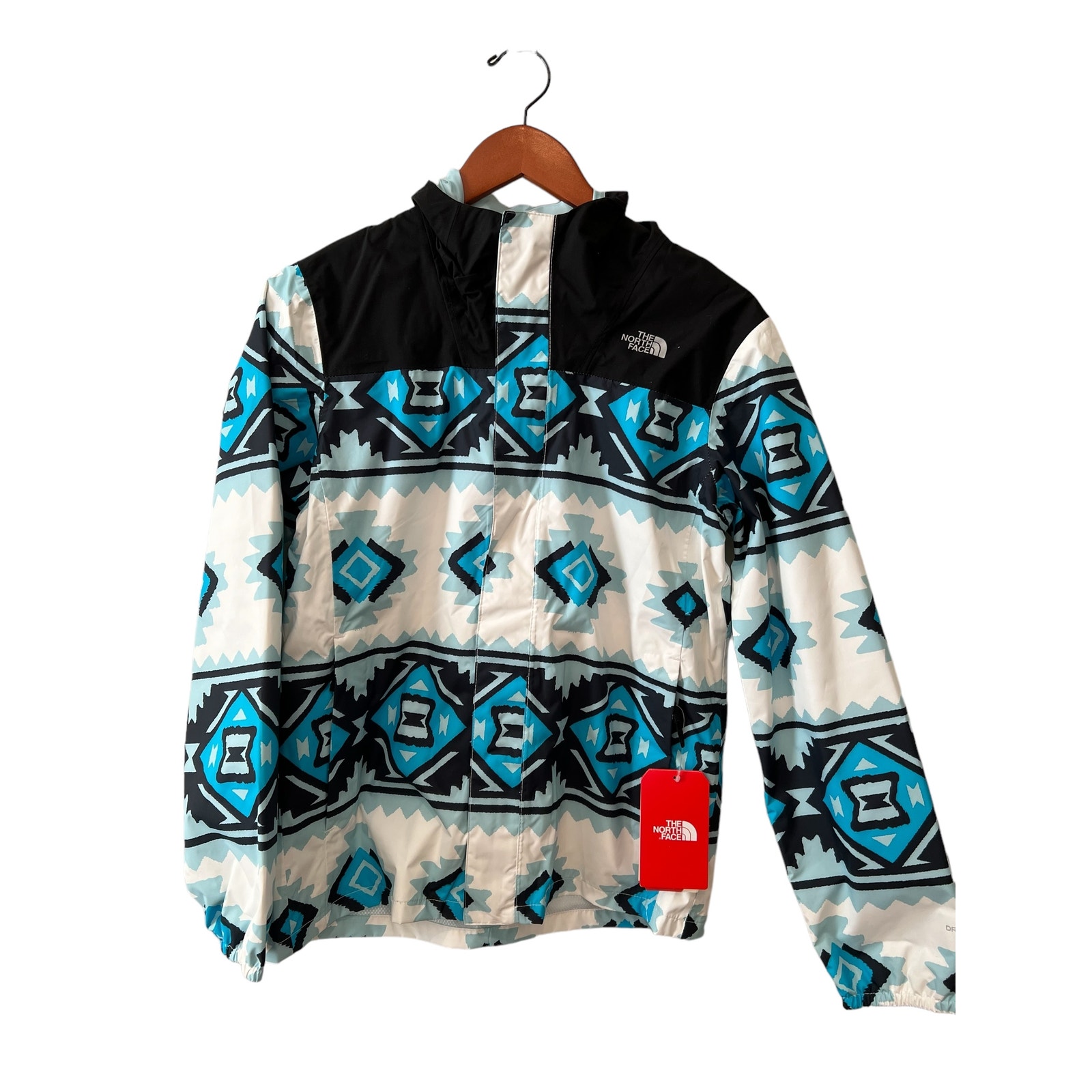 North Face Resolve Reflective Jacket mod print turquoise 18