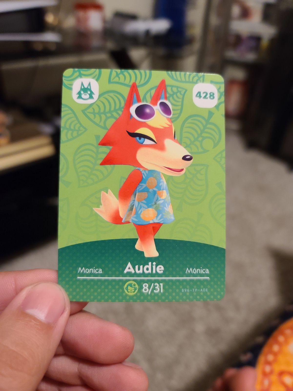 Animal Crossing Amiibo Card Series 5 (#428 Audie)