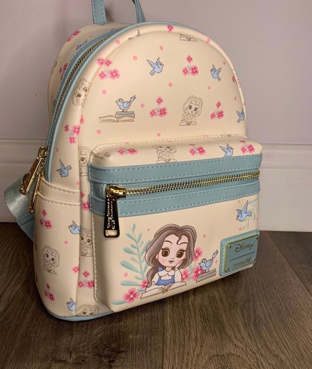 Loungefly Disney Beauty and the Beast Storybook Mini Backpack New With Tags