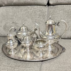 Kingsbury Silver Company Tea Set - 6 Pieces