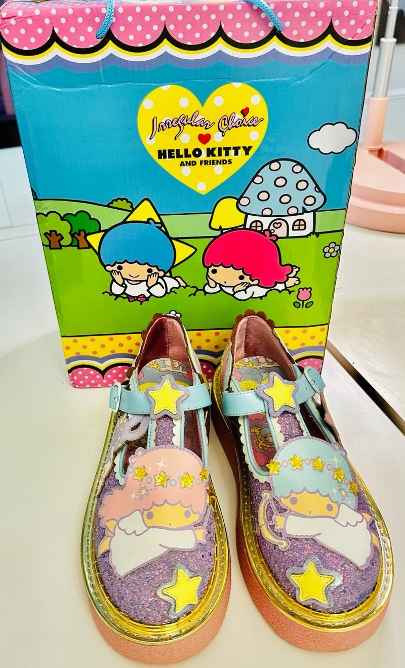 Irregular Choice x Little Twin Stars shoes Size 38 (7.5) and handbag bundle