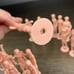 Lot of 15 Female Vintage Teenettes MPC Portugal Pink Plastic Dollhouse Model Fig