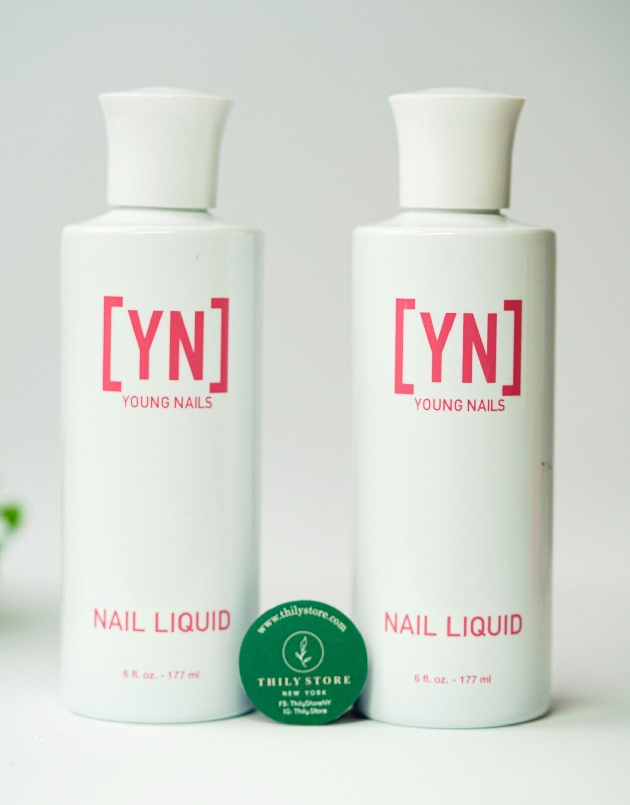 Pack of 2 - Young Nails Monomer Nail Liquid for Acrylic Nails 6 Fl Oz/ 177ml x 2
