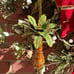 Palm Tree Cloisonné Christmas Ornament Enamel over Copper 4” Tall Hanging Palm
