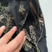 Aritzia Wilfred Arbe Shorts High Waist Scallop Hem Fully Lined Black Floral Sz 4