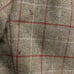 Samuelsohn Tan Red Plaid Wool Cashmere B