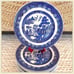 Blue and White Dinner Plates (4)