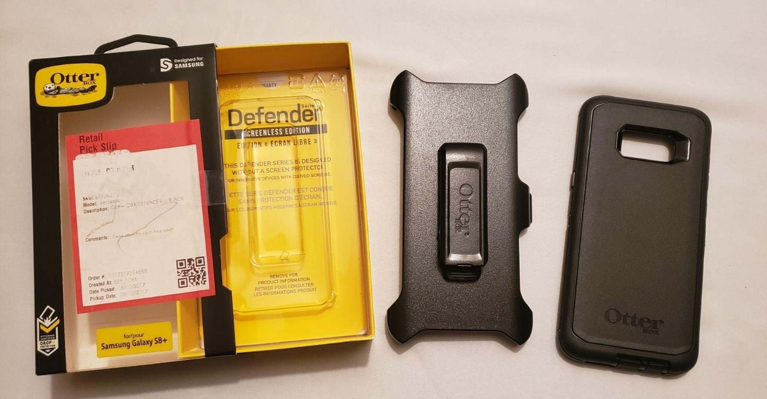 Otterbox Defender cell phone case Galaxy S8+