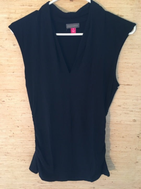 Vince Camuto sleeveless black Knit top M