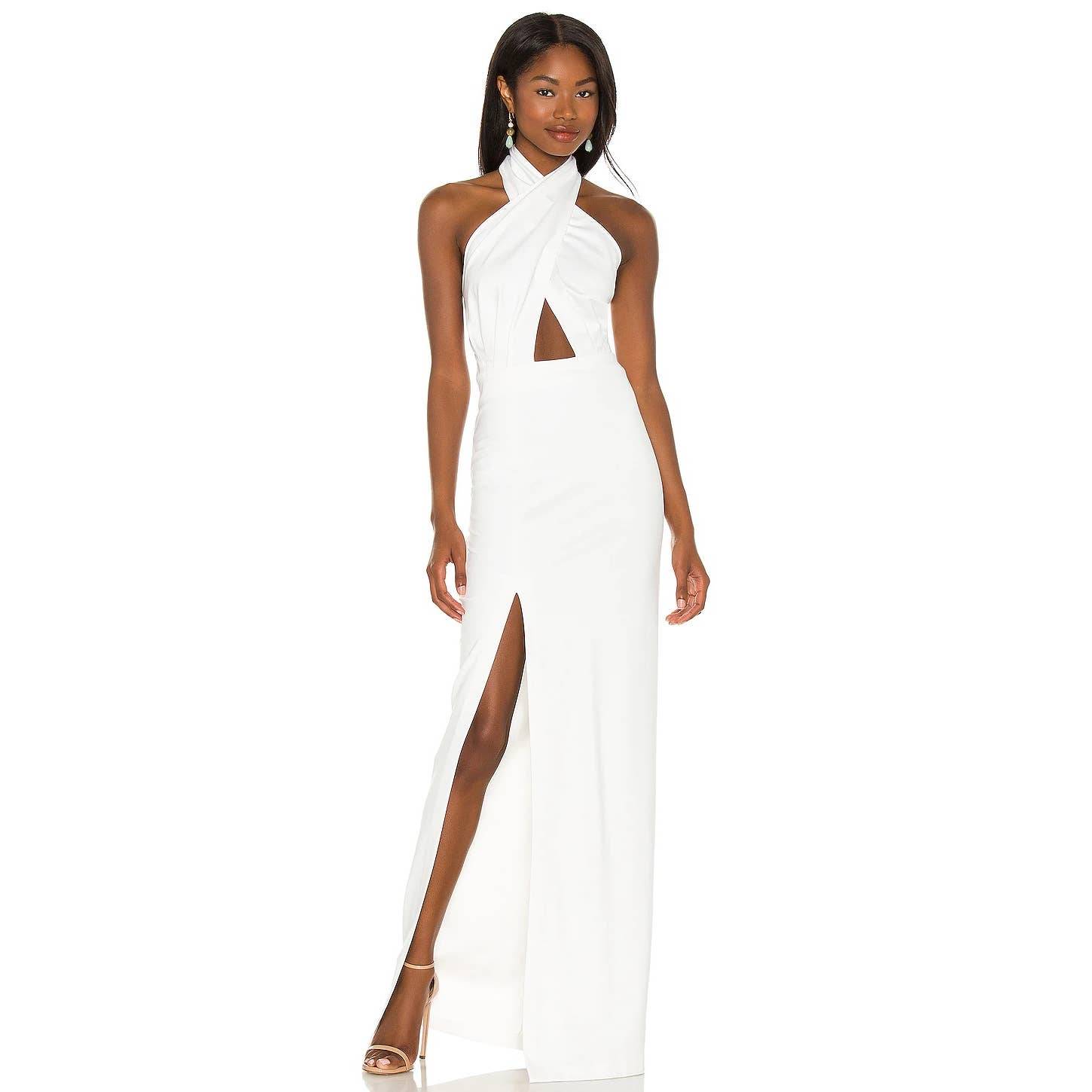 Amanda Uprichard X REVOLVE Zahara Gown in White M