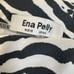 NWOT Ena Pelly Women’s Roza Slip Midi Skirt Black White - Size Small