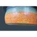 Handcrafted Lidded Stoneware Blue Orange Pottery Casserole Dish By Crystal