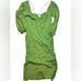 Anthropologie Maeve green Low Back Midi Dress