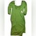 Anthropologie Maeve green Low Back Midi Dress