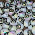 Raiders acrylic uv 16 mm beads Qty 100