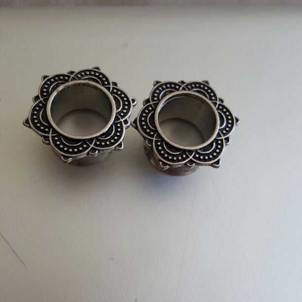 9/16ths metal mandala tunnels