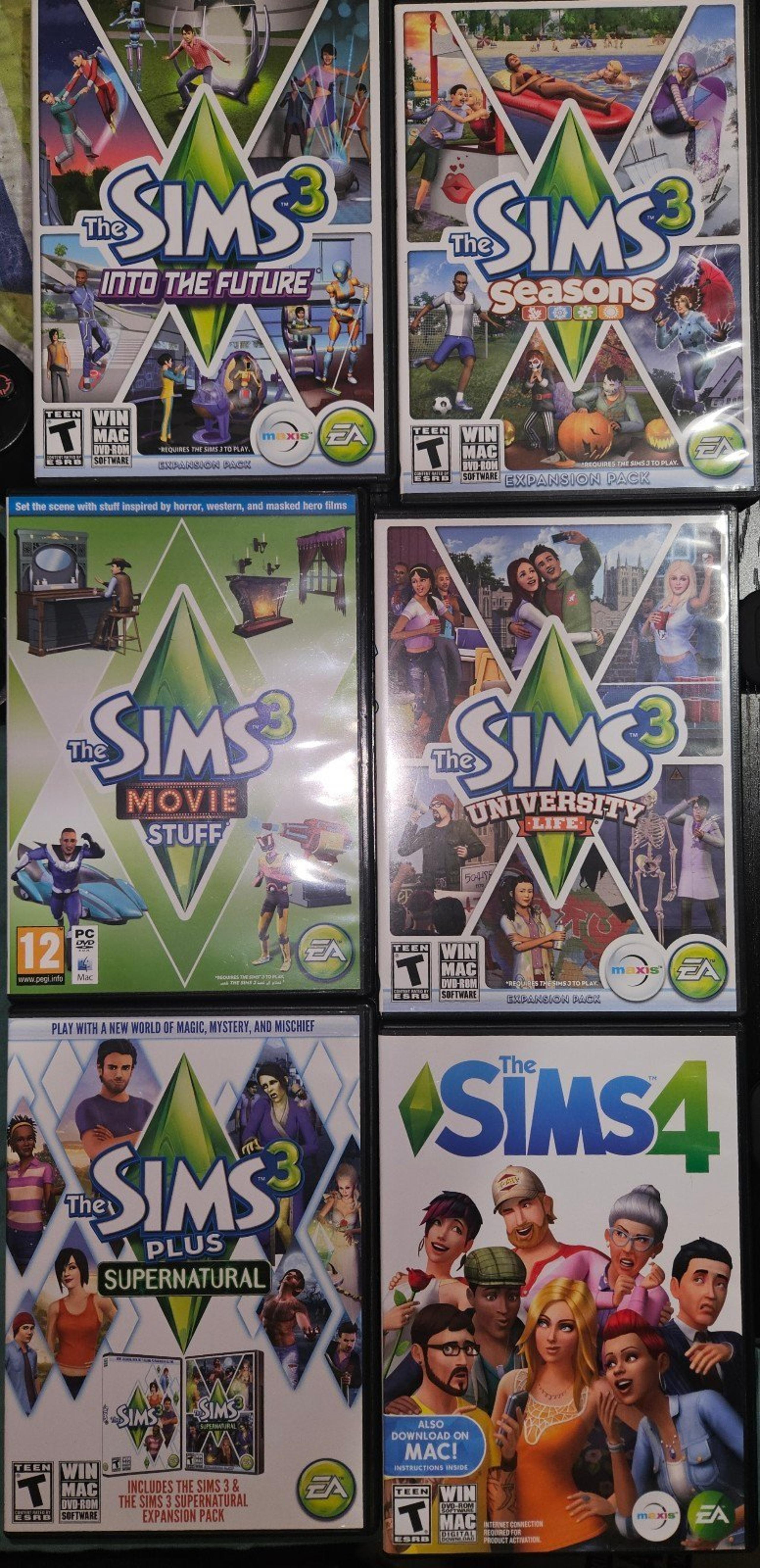 [BUNDLE] The Sims 3 w/ 4 expansion packs + The Sims 4 for PC