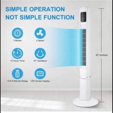 47 Bladeless Tower Fan