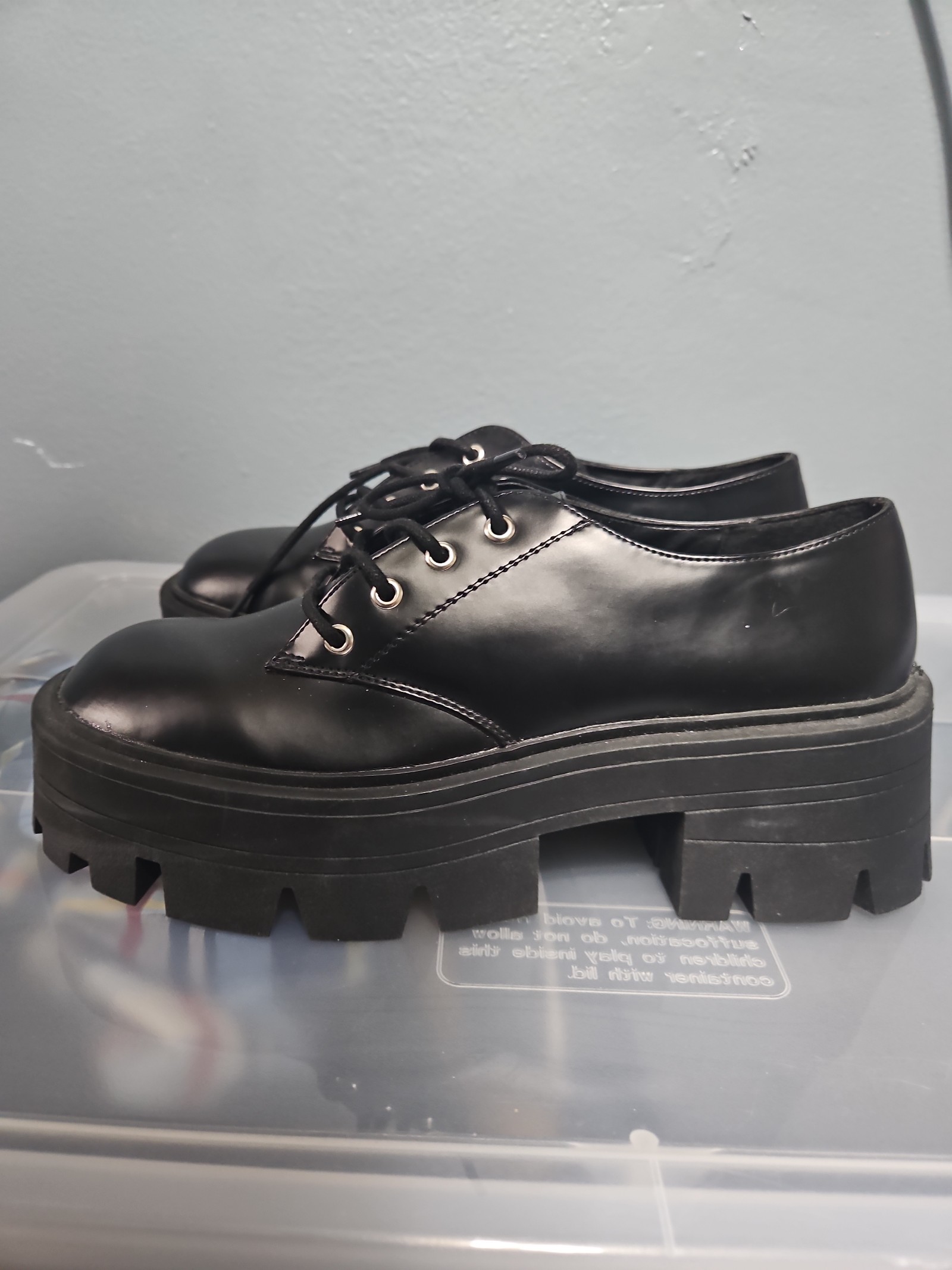 Asos Design Platform Lace-Up Women's Shoes