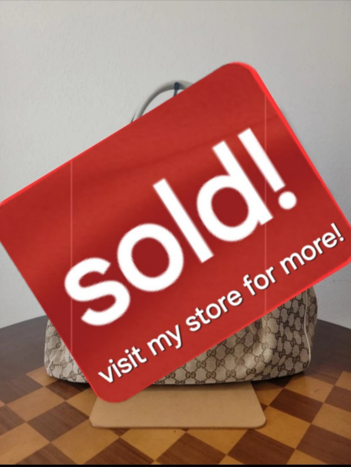 GUCCI sukey GG canvas tote bag