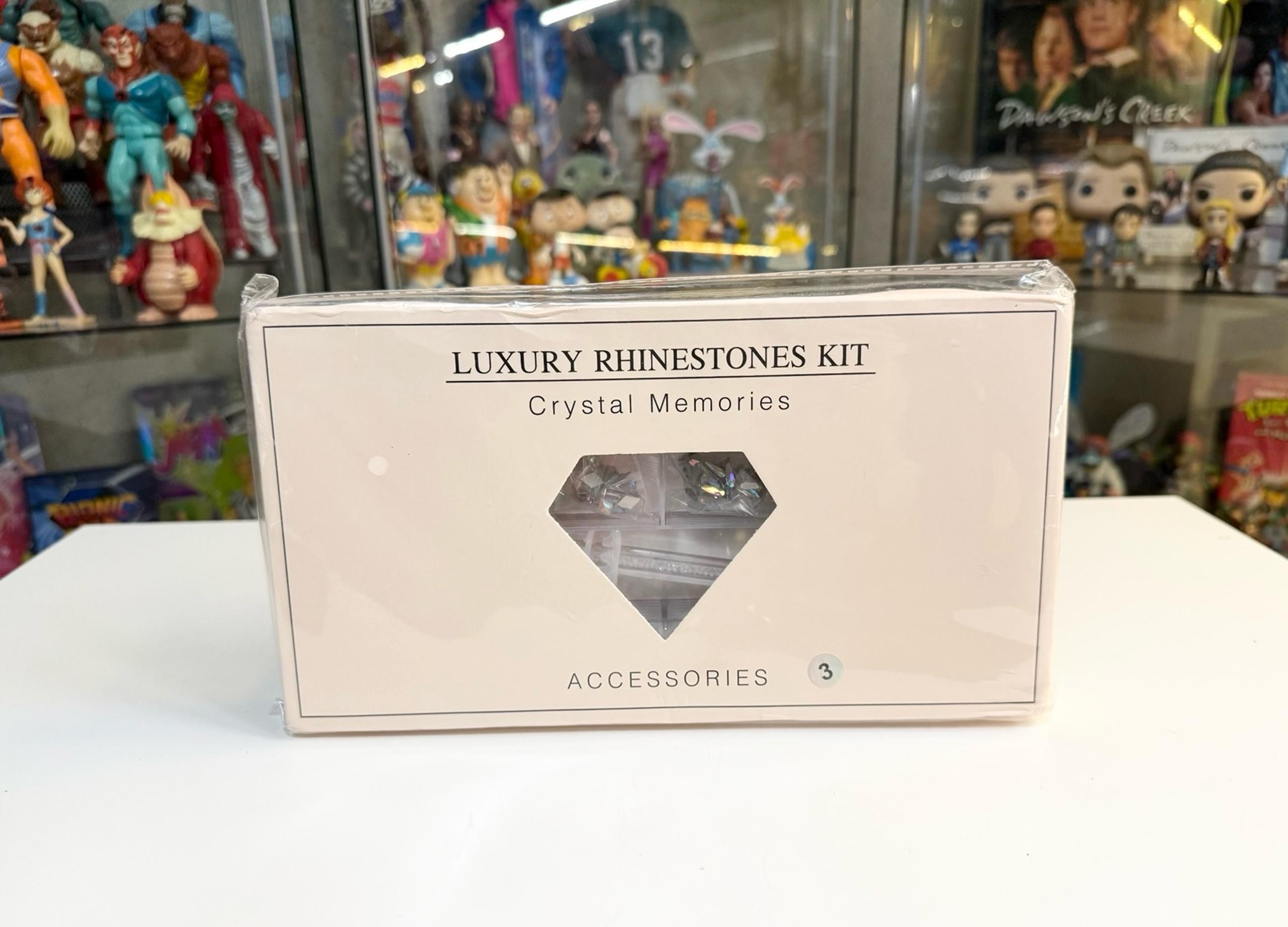 Crystal Memories Luxury Rhinestones Kit Silver Flatback Nail Art Crafts New