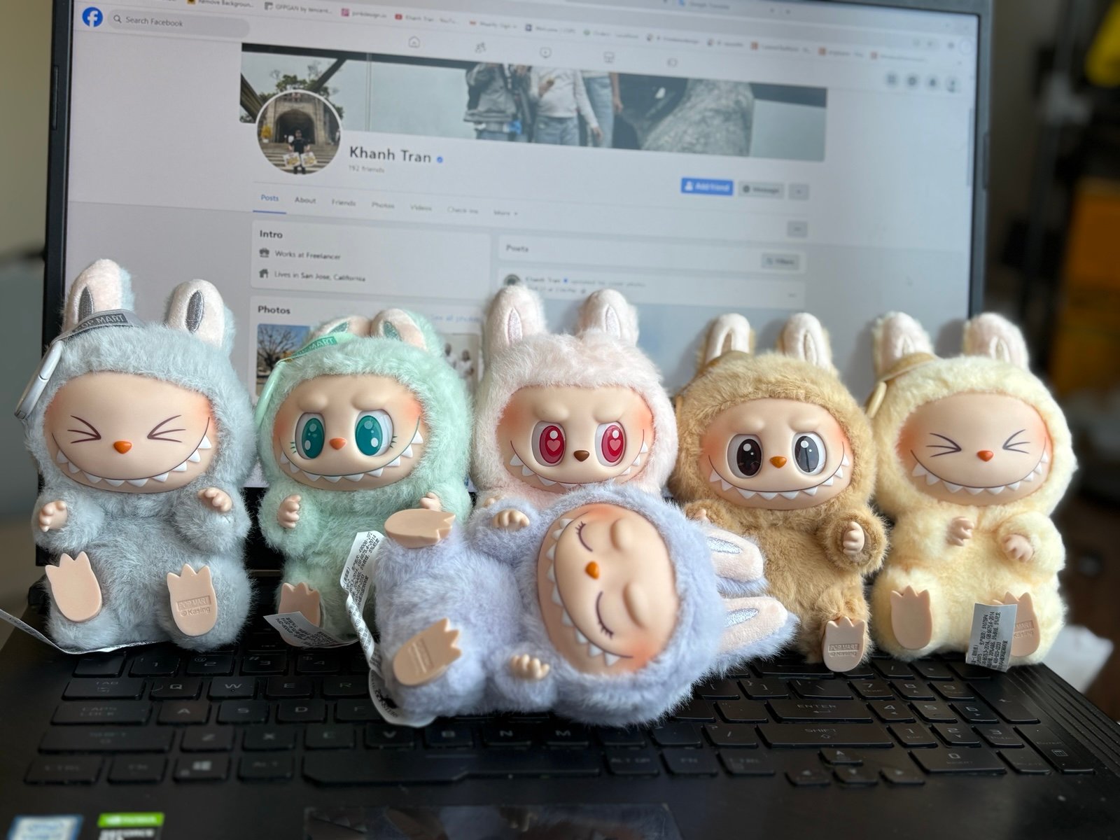 labubu 6つセット！！うち4つは中袋未開封。重複無し！早い者