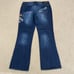 Ed Hardy Rhinestone Skull Bootcut Baggy Y2K Jeans