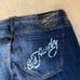 Ed Hardy Rhinestone Skull Bootcut Baggy Y2K Jeans
