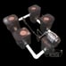 4-Plant (27-Gallon) RDWC Hydroponic System W/ 5.3-Gallon Main Control Reservoir