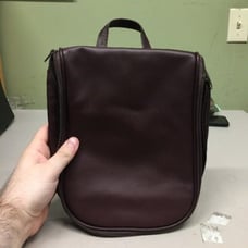Royce Toiletry Bag, Brown
