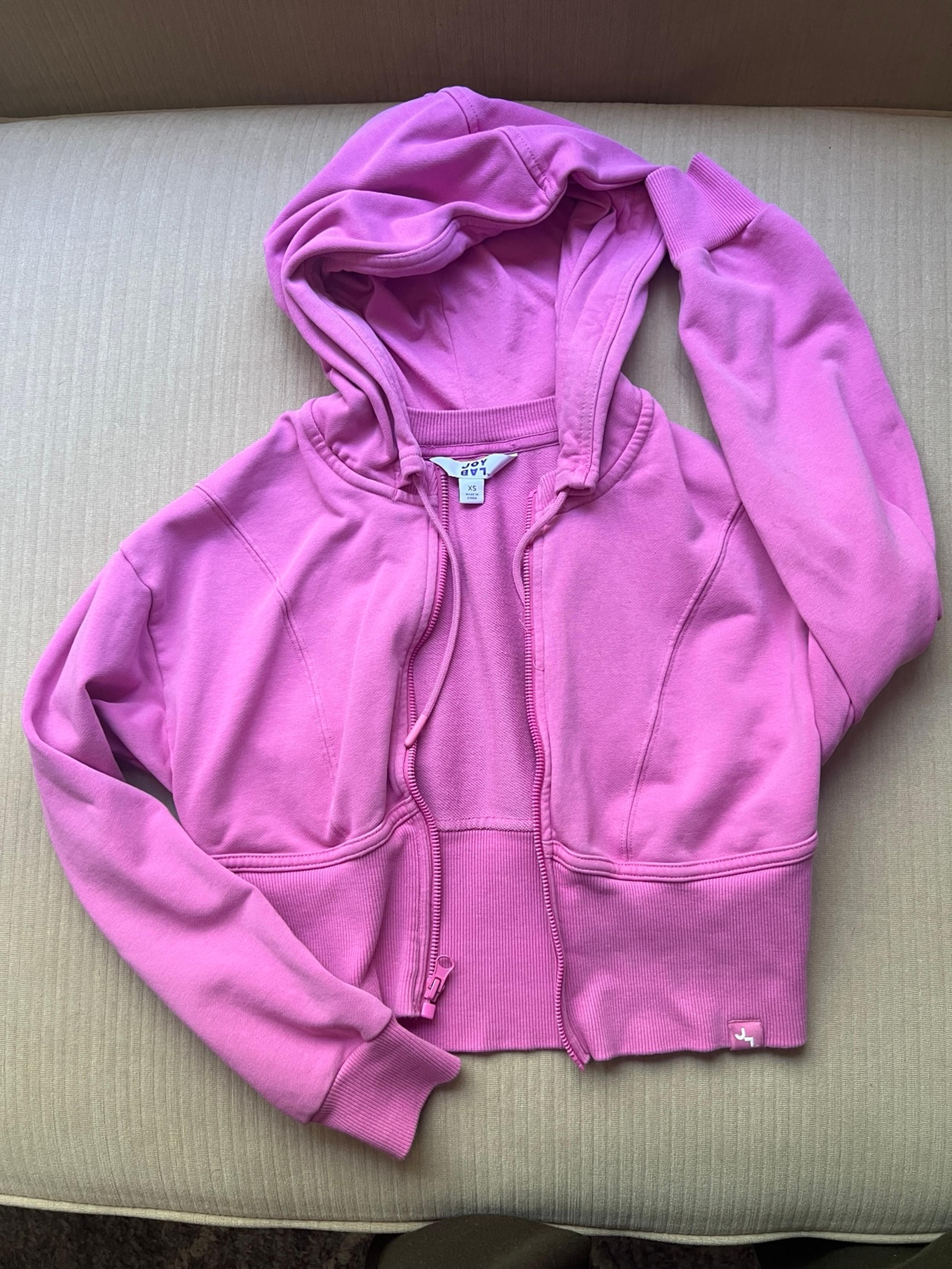 Joy Lab pink Hoodie XS Women’s crop top pink