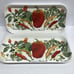 Mebel Melamine Trays Crimum Basilicum Red Pepper Made In Italy 11” Set Of 2