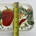 Mebel Melamine Trays Crimum Basilicum Red Pepper Made In Italy 11” Set Of 2