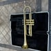 Bundy Trumpet Gold Tone 572908 With Case and Mouthpiece Musical Instrument