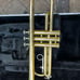 Bundy Trumpet Gold Tone 572908 With Case and Mouthpiece Musical Instrument