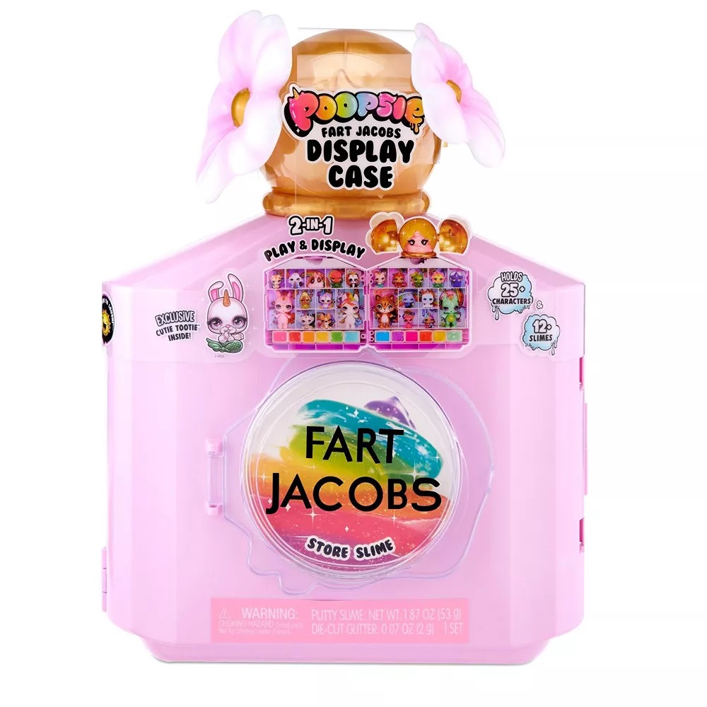 Poopsie Fart Jacobs 2-in-1 Play and Display Case : Show off your Poop