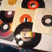 45rpm record lot of 80 rock pop easy country sleeves jukebox strips FREE SHIP