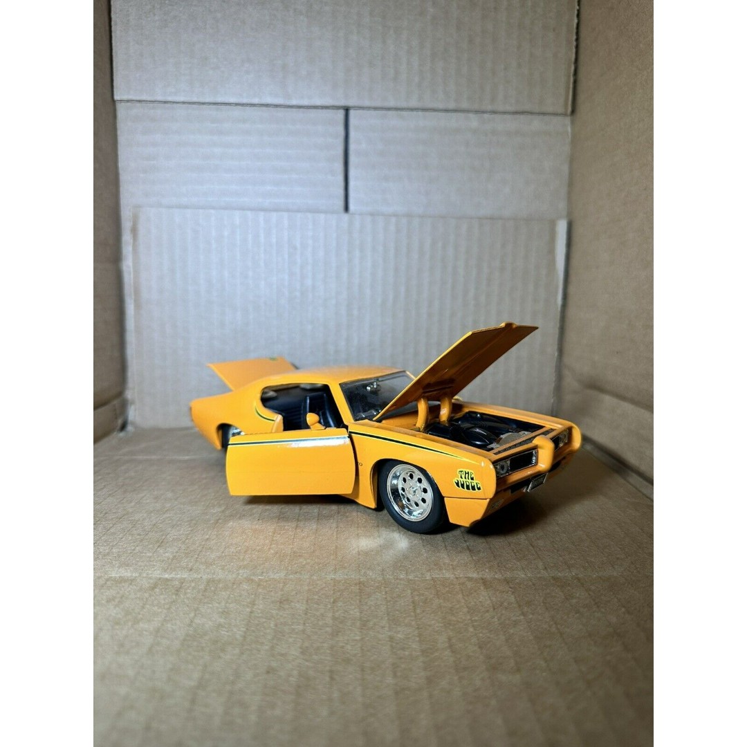 1969 Pontiac GTO Judge Pro Stock Orange 1/24 Diecast Car Model by Jada