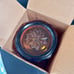 Vintage 1971-1989 New in Box Indiana Glass Tiara Sandwich Amber 7” Kitchen Stora