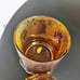 Vintage 1971-1989 New in Box Indiana Glass Tiara Sandwich Amber 7” Kitchen Stora
