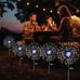 150 LED Solar Firework Lights Outdoor Waterproof Path Lawn Garden Decor