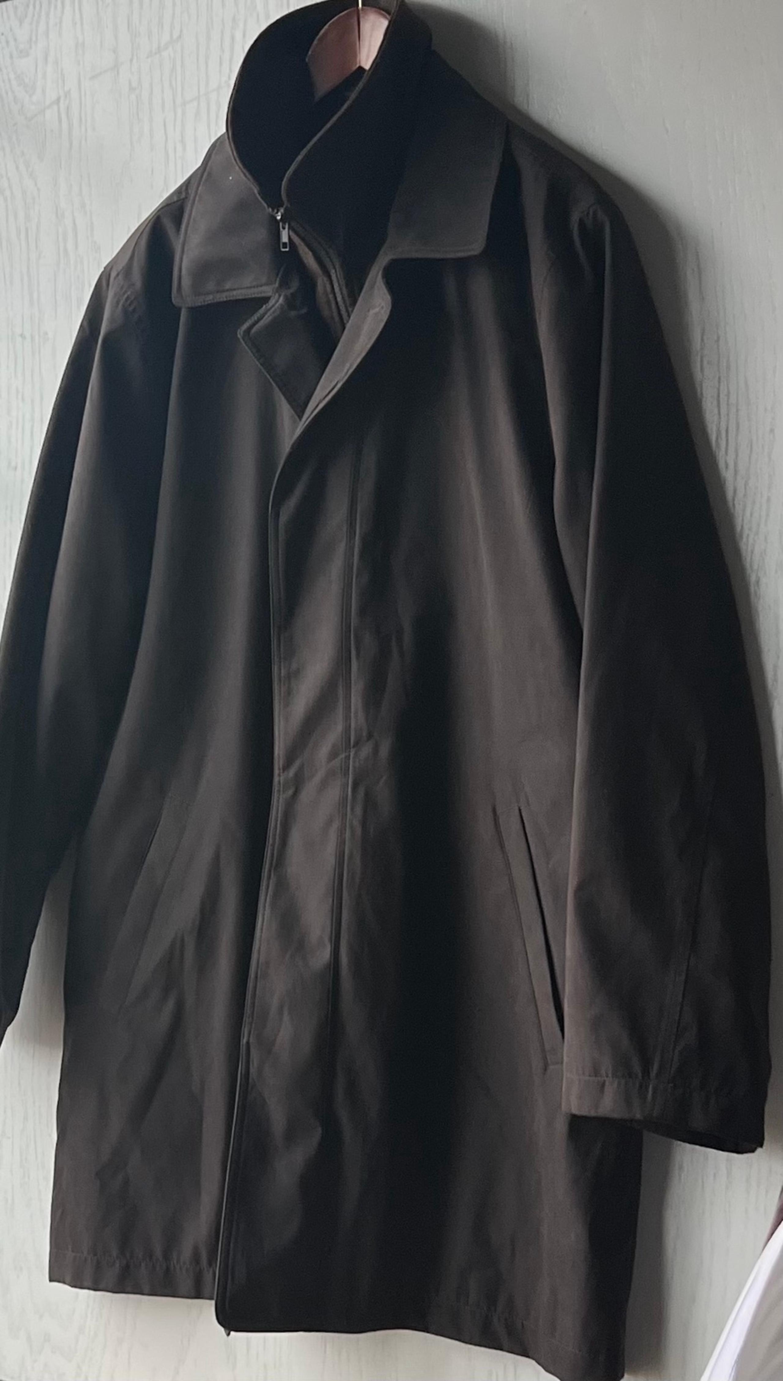 Lauren Ralph Lauren Trench Coat Quilted Lining Wool Men's Size 42R