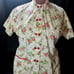 Vintage Smock Top Asian Button up 1950s Medium Pajama